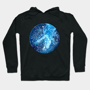 Aries Constellation | Star Sign | Watercolor Hoodie